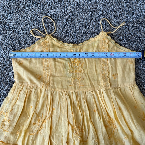 Shanelle Sunny Yellow Hand Embroidered 3 Piece Suit Set main image 1